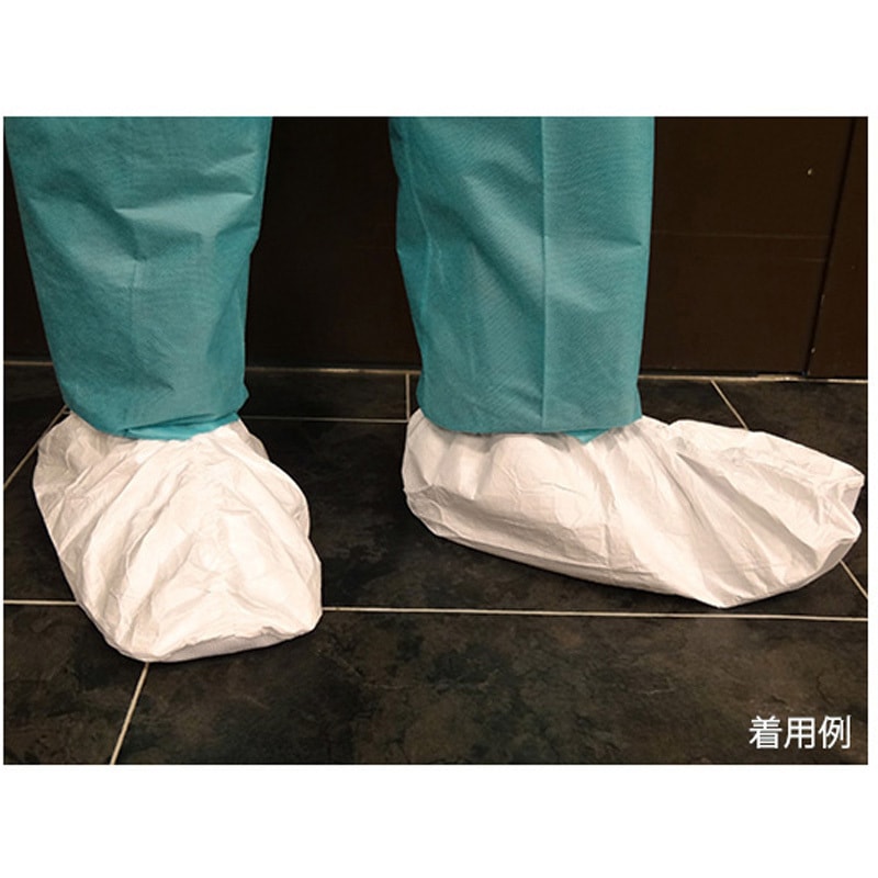 2950 未滅菌 Mega Grip TYVEK シューズカバー 2950シリーズ Valumax International ショートタイプ 区分:繰り返し利用 滑り止め効果あり サイズS/M 1箱(25足×6袋)