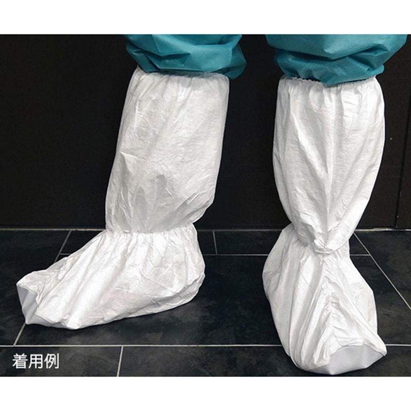 2955 未滅菌 Mega Grip TYVEK ブーツカバー 2955シリーズ Valumax International 区分:繰り返し利用 滑り止め効果あり サイズL/XL 1箱(25足×4袋) 57,980円