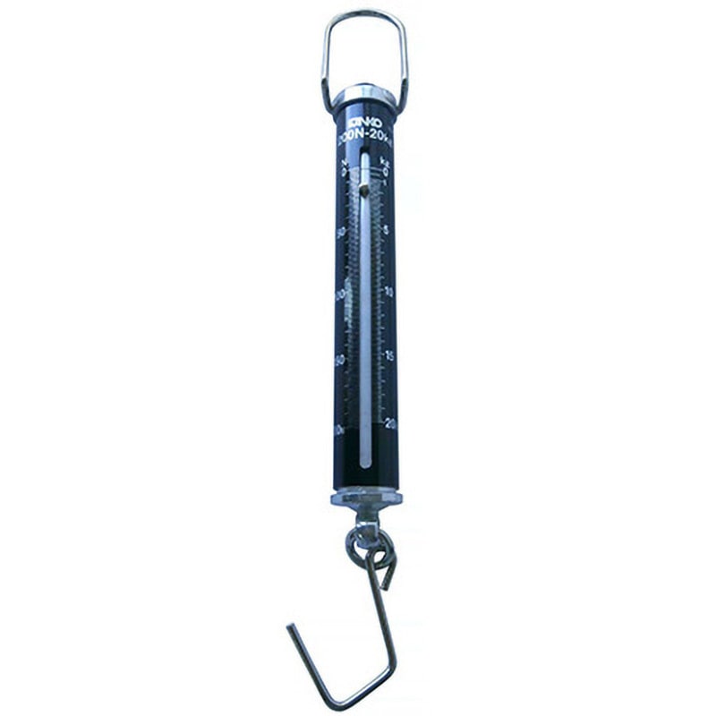 ST-20 ケンテイナシ 200N ばね式手秤検定なし、ニュートン併記目盛 STシリーズ 三光精衡所 ひょう量200N