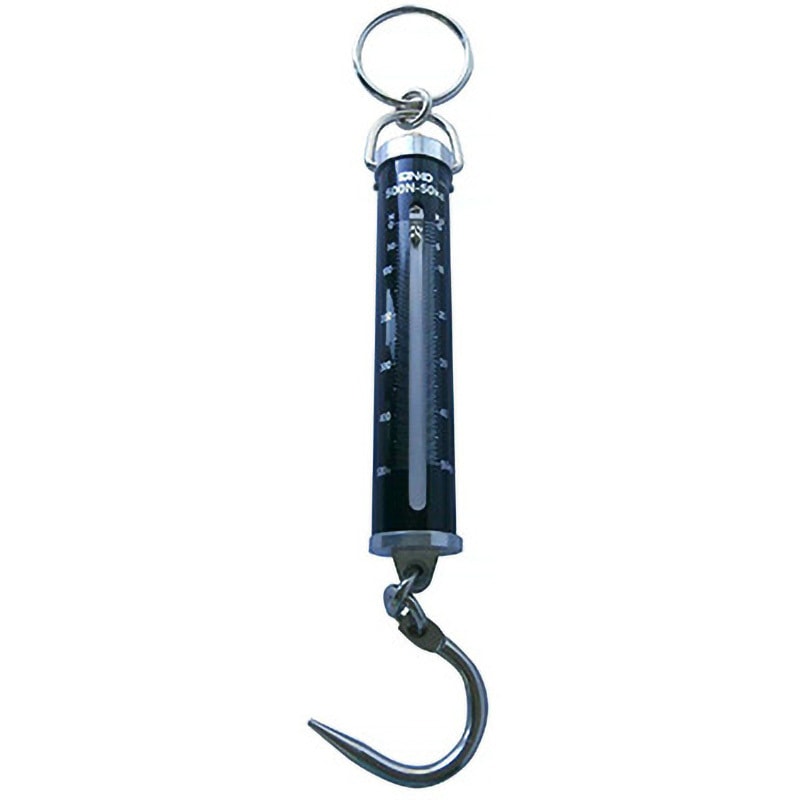 ST-50 ケンテイナシ 500N ばね式手秤検定なし、ニュートン併記目盛 STシリーズ 三光精衡所 ひょう量500N