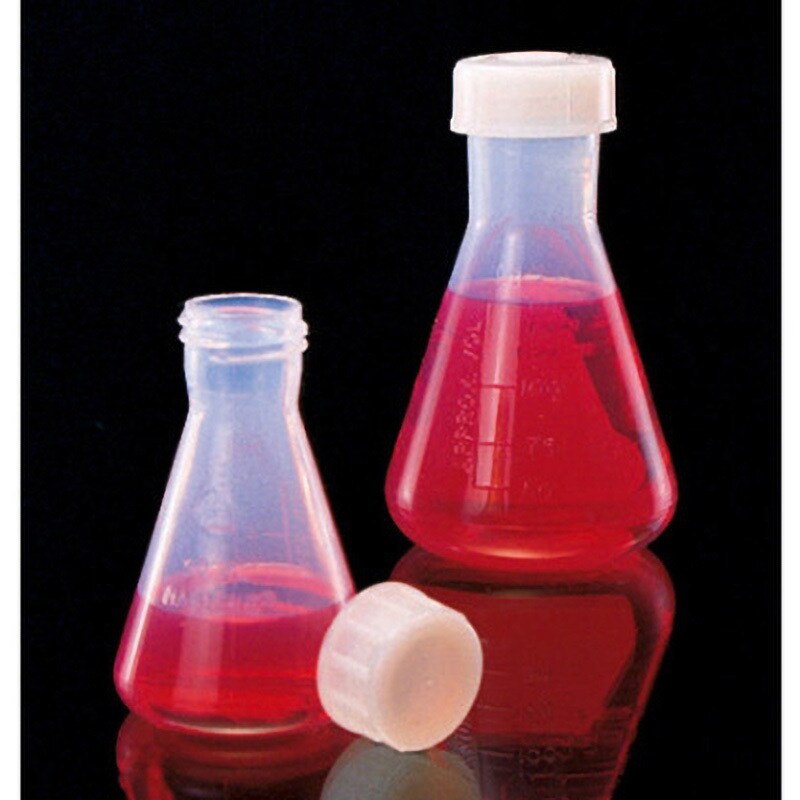 4106-0125 三角フラスコ スクリューキャップ付 4106シリーズ NALGENE(ナルゲン) 125mL