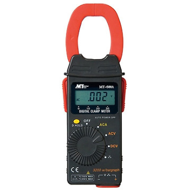 MT-600A 交流デジタルクランプメーター 1個 マザーツール 【通販モノタロウ】 8,125円