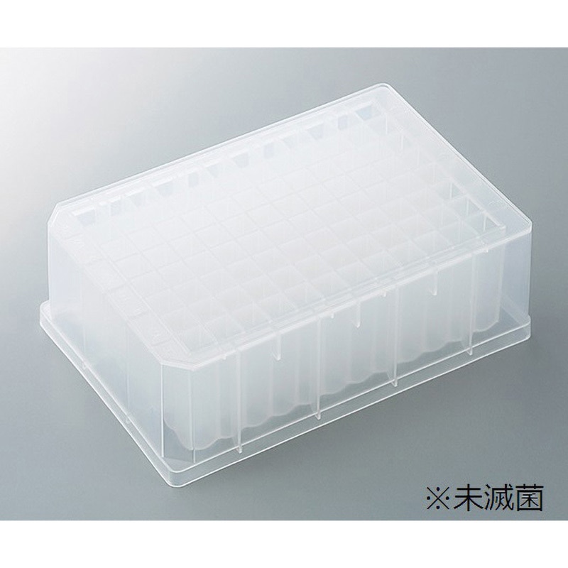 P96D05N 96ウェルディーププレート V底 P96Dシリーズ ステム 未滅菌  1セット(8個×4袋)