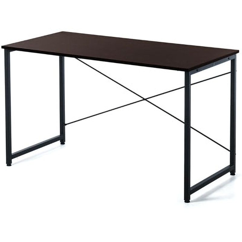 サンワダイレクト シンプルワークデスク100-DESKF006BR シンプルデスク ワークデスク モニターアーム対応 幅160cm 奥行