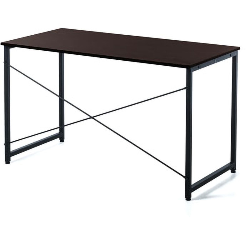 100-DESKF004BR シンプルデスク サンワダイレクト 木(メラミン化粧板