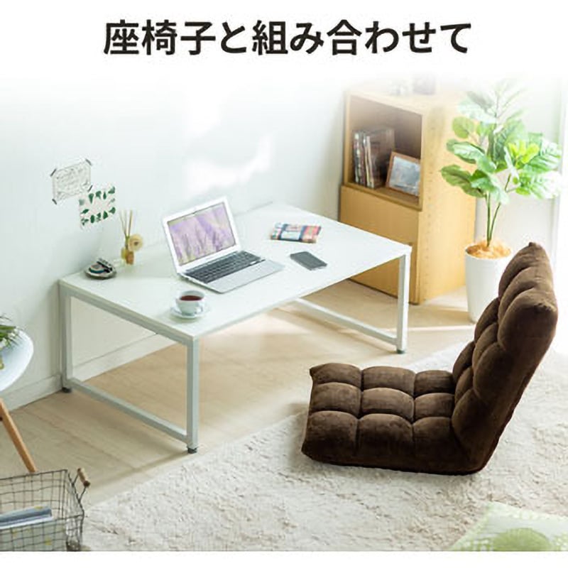 100-DESKL005W シンプルデスク サンワダイレクト ホワイト色