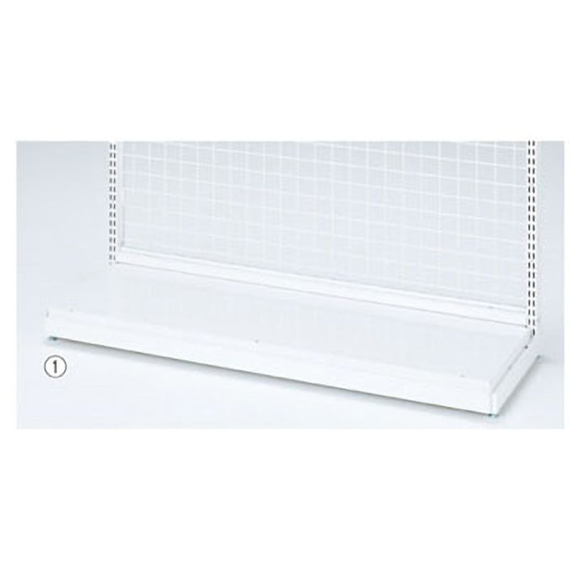 61-24-20-1 BR50用幕板付きステージ アズワン 荷重110kg 幅119.8cm奥行37.4cm 1セット 61-24-20-1