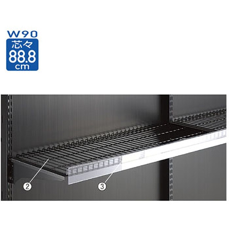 61-35-21-1 ネット棚セット 3段可変式 1セット アズワン 【通販モノタロウ】