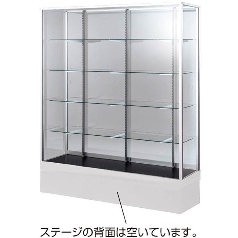 61-107-8-6 ハイケース ステージ付き アズワン 白色