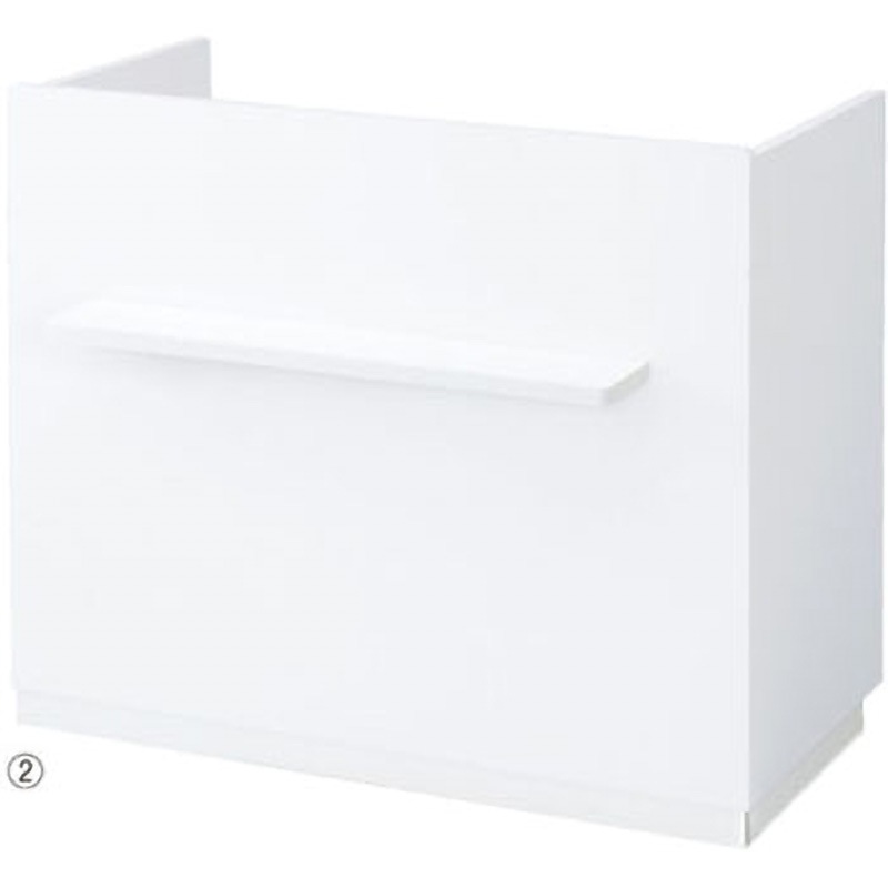 61-144-3-2 3方枠型レジカウンター台 アズワン 幅120cm  61-144-3-2