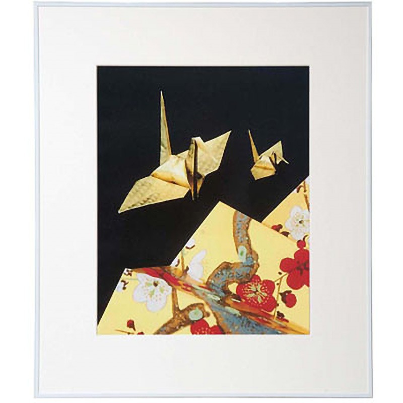 AGR-H-WH 高級額縁 画廊 Kenko(ケンコートキナー) ホワイト色 半切サイズ  AGR-H-WH