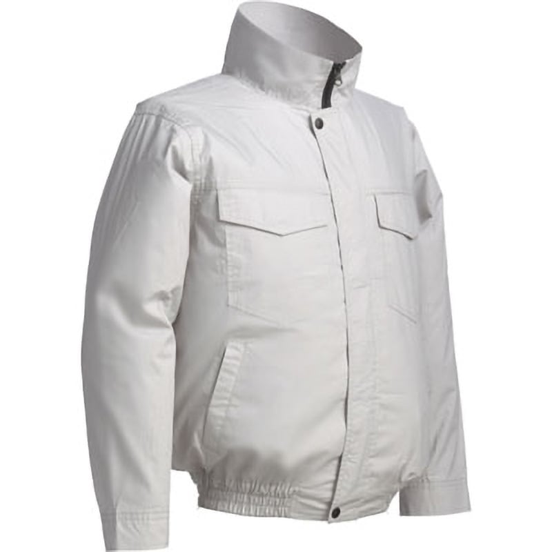 LX-6700WS 長袖ワークブルゾン(綿100%) (服のみ) リンクサス(Linxas) シルバーグレー色 サイズ5L  LX-6700WS