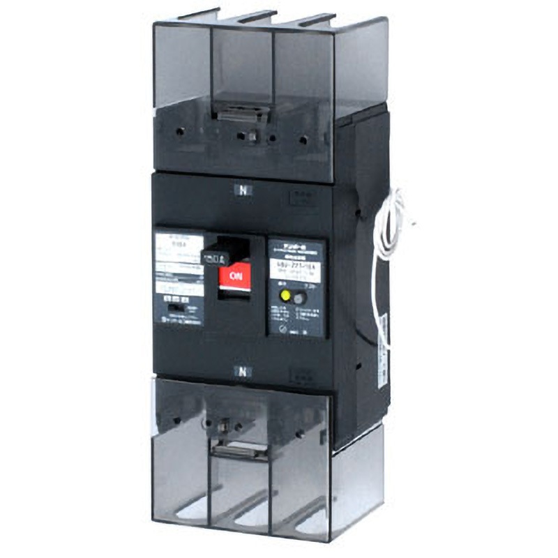 GBU-253.1EA 250A 30MA 漏電遮断器(欠相保護付) OC付  リード線付 テンパール工業 極数・素子数3P・2E 表面形 250A 30mA