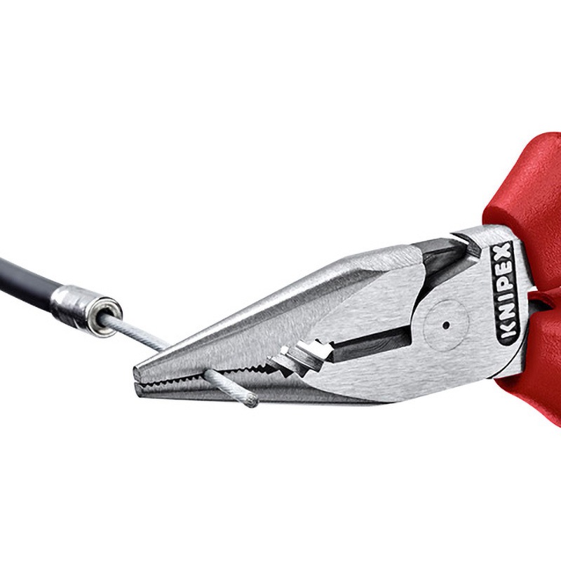 0822145 ニードルノーズペンチ KNIPEX(クニペックス) 平型先