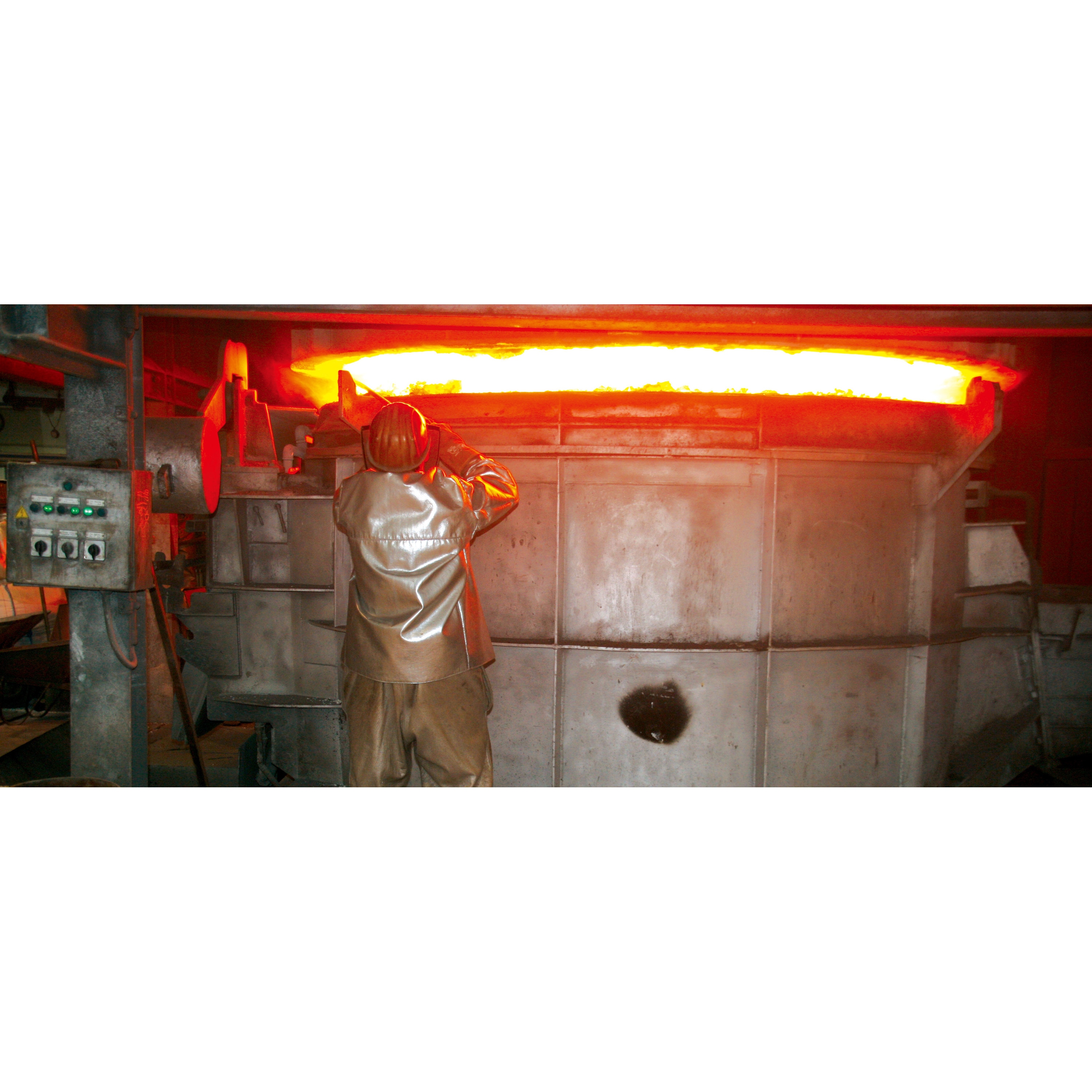 HSJ080KA-1-48 耐熱保護服ジャケット JUTEC シルバー色 M HSJ080KA-1