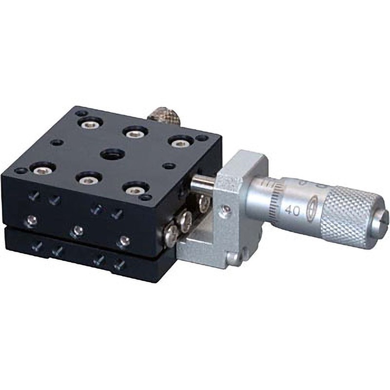 LS-3047-C1 ハイグレードアルミXステージ 30×30(標準型) 中央精機 センター 送り方式CMH-6.5RA(標準マイクロメータ)   LS-3047-C1