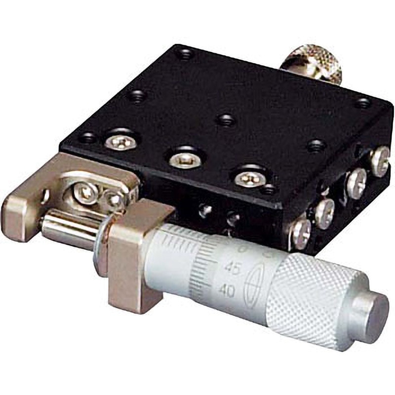 LS-4042-S1 ハイグレードXステージ 40×40(標準型) 中央精機 サイド 送り方式CMH-13RM(標準マイクロメータ)   LS-4042-S1