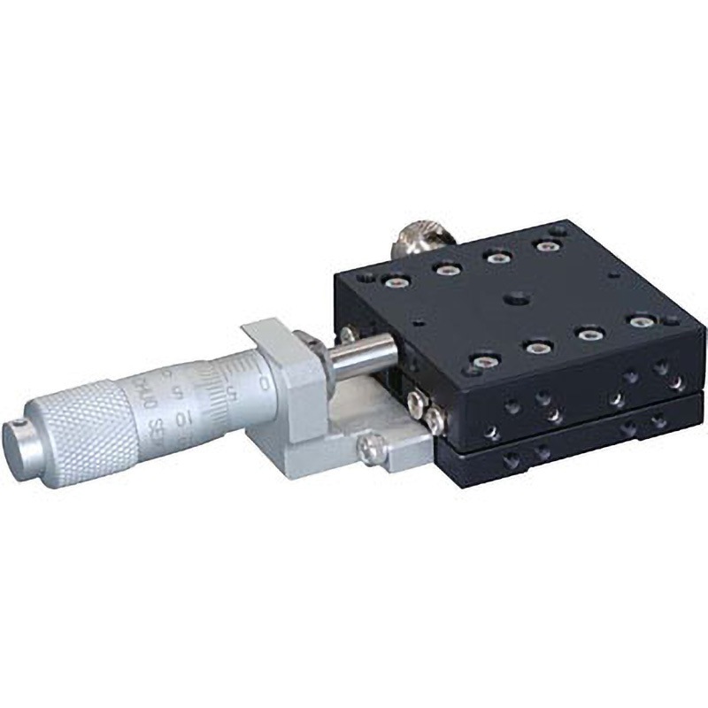 LS-4047-CR1 ハイグレードアルミXステージ 40×40(対称型) 中央精機 センター 送り方式CMH-13RM(標準マイクロメータ)   LS-4047-CR1