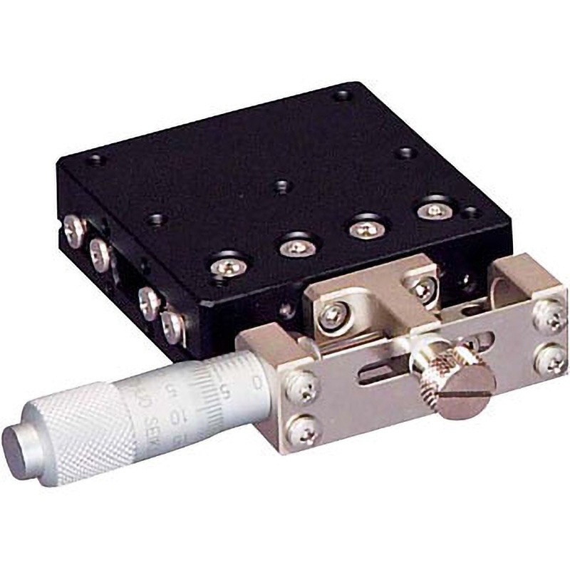 LS-5042-SR1-2 ハイグレードXステージ 50×50(対称型) 中央精機 サイド 送り方式CMH-13RM(標準マイクロメータ)   LS-5042-SR1-2