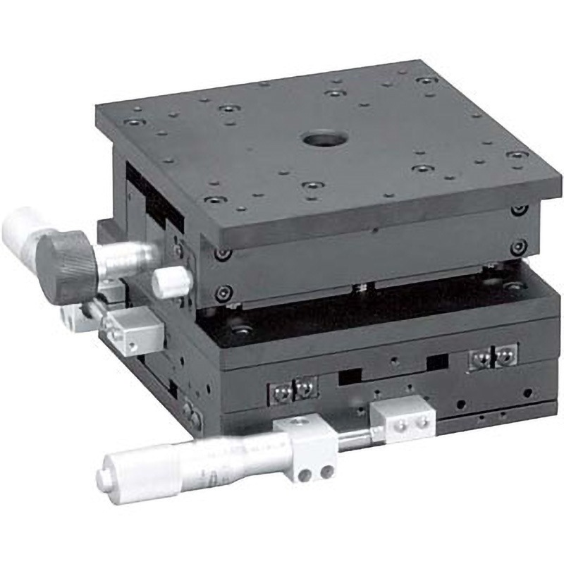 LT-140-R1 X・Y・Z軸スリムステージ 125×125 中央精機 (XY軸)逆サイド   LT-140-R1