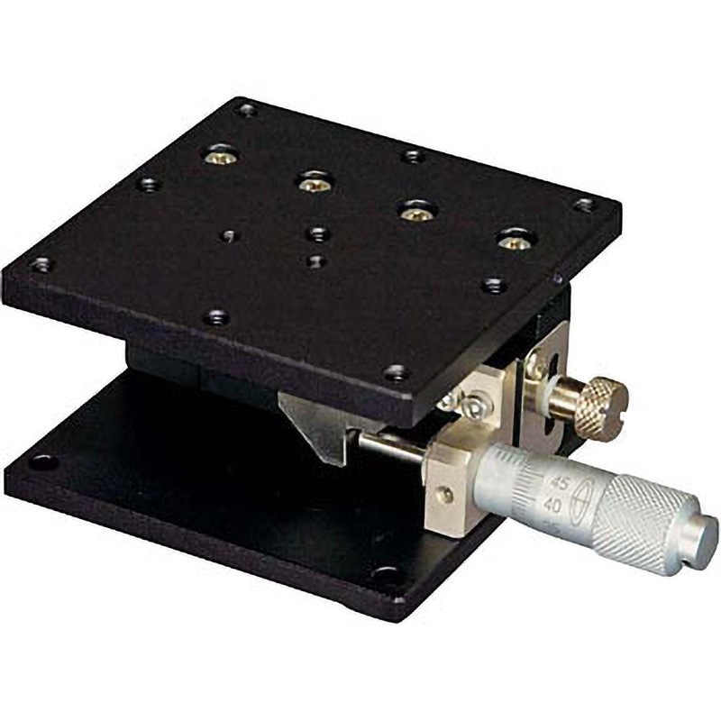 LV-7042-1 ハイグレードZ昇降ステージ 70×70 中央精機 送り方式CMH-13RM(標準マイクロメータ)   LV-7042-1