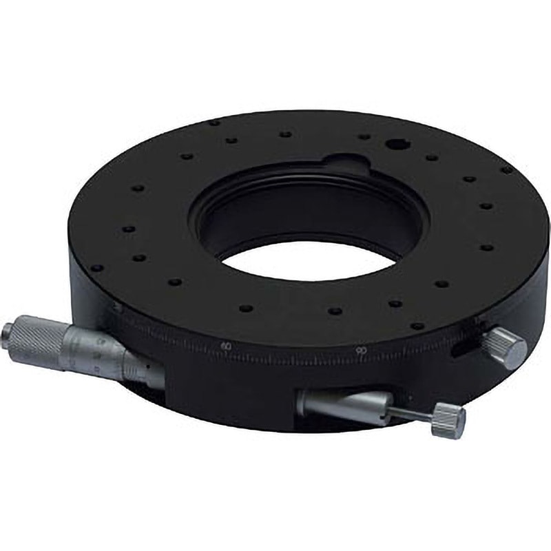 RS-211T-R 透過型微動回転ステージ Φ150(逆マイクロタイプ) 1台 中央精機 【通販モノタロウ】