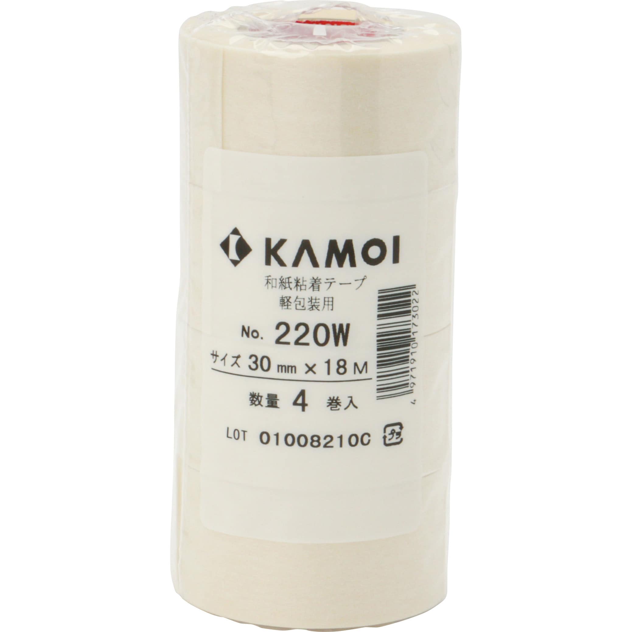 カモイ マスキングテープ ルパンクーペL（太芯） 30mm巾×50m長 24巻 - 5