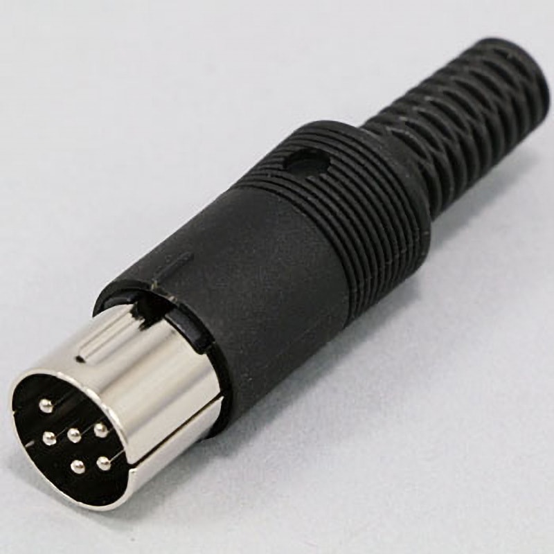 MP-016/8 DINプラグ・ジャック マル信無線電機 丸型 ストレート オス