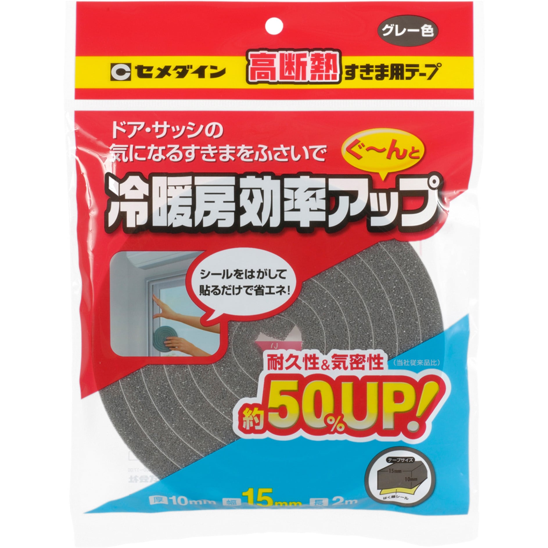 TP-522 高断熱すきま用テープ 1巻 セメダイン 【通販モノタロウ】