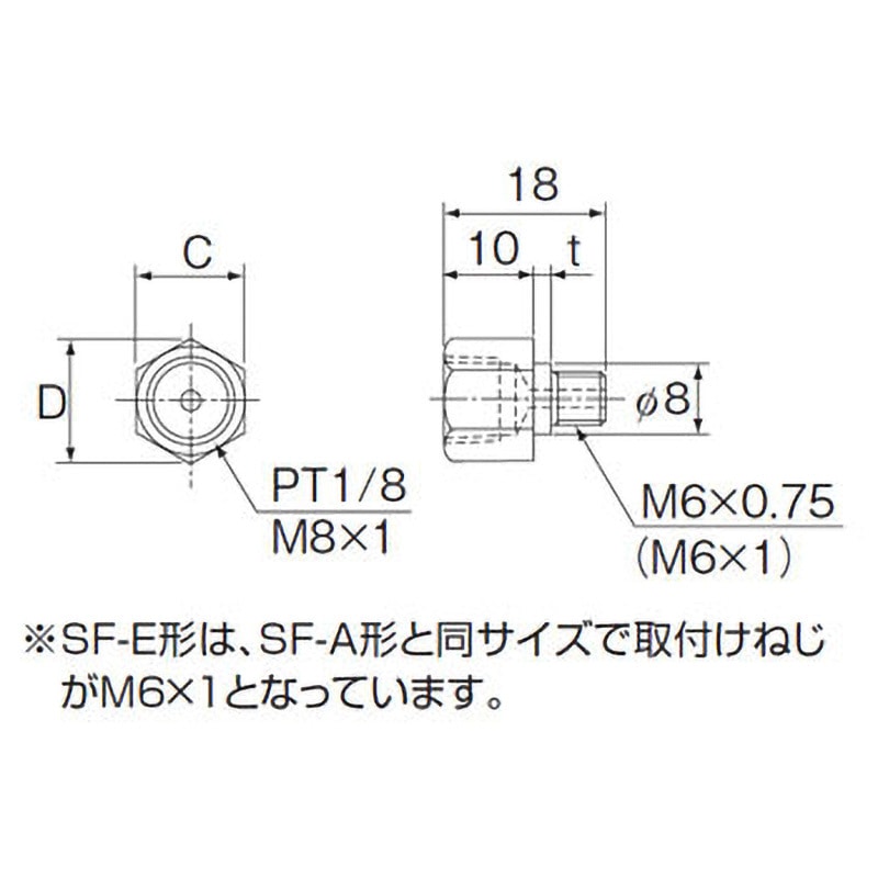 SF-A形 専用配管継手 1個 THK 【通販モノタロウ】