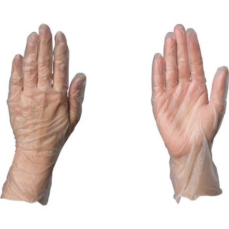 3024092 ハクゾウプラスチックグローブEX(100枚入) ハクゾウメディカル