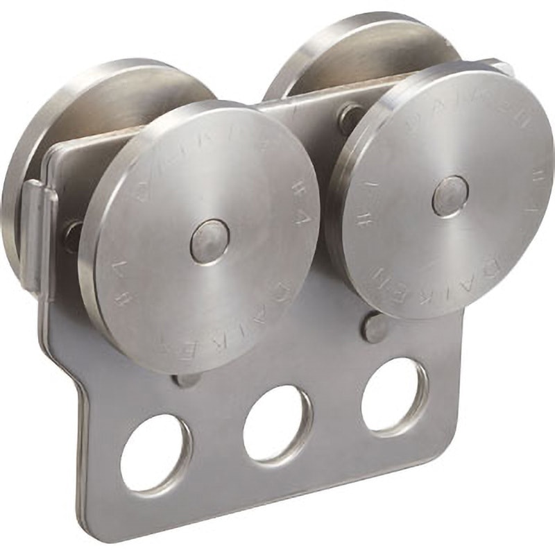 4S-4WHTU2 4号ステンレスドアハンガー用ツール複車2型 ダイケン 全長112mm  4S-4WHTU2