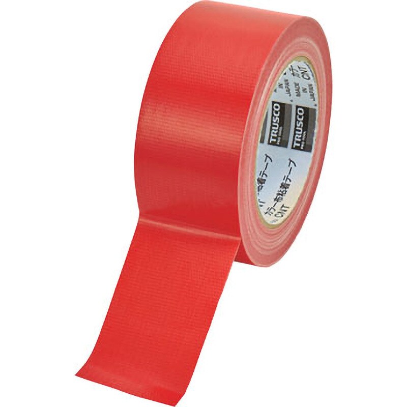 Monf No.890 カラー布粘着テープ 赤 厚0.22mm×幅50mm×長さ25m 30巻入り - 1