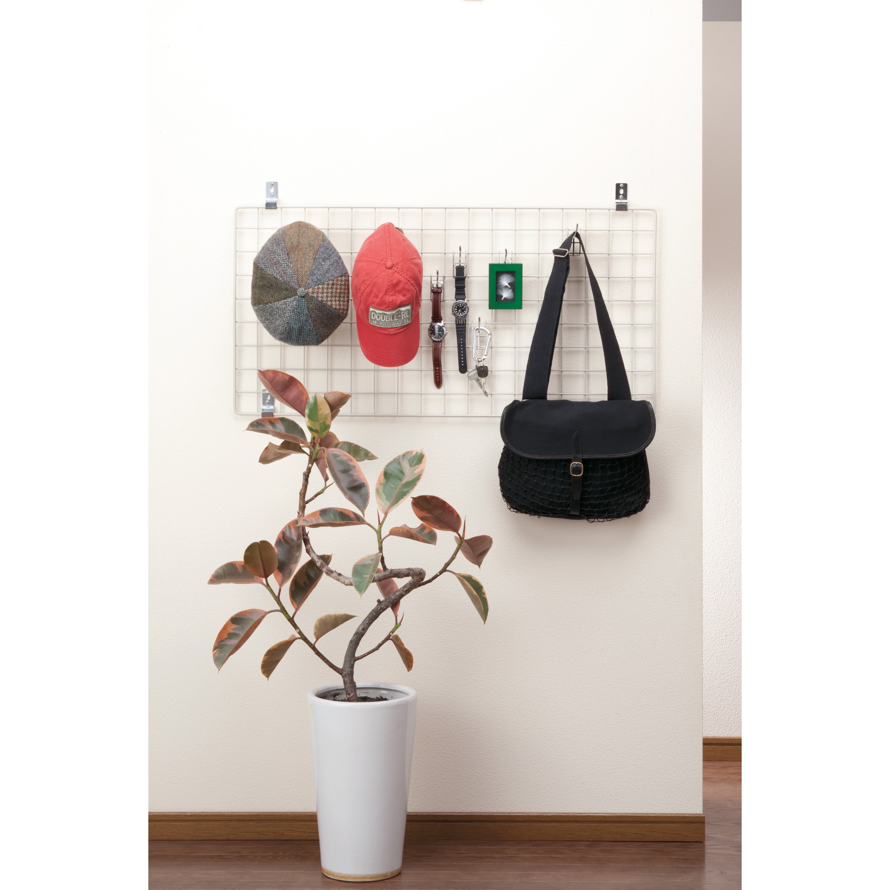 TN-3009 BK 棚用ディスプレイネット(取付金具付) TRUSCO ブラック色 高