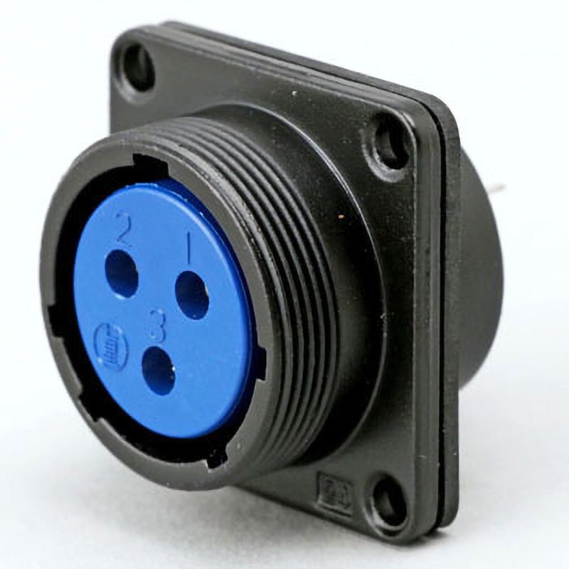 NJW-243-RF NJWシリーズ防水中型コネクタ パネル取付レセプタクル 七星