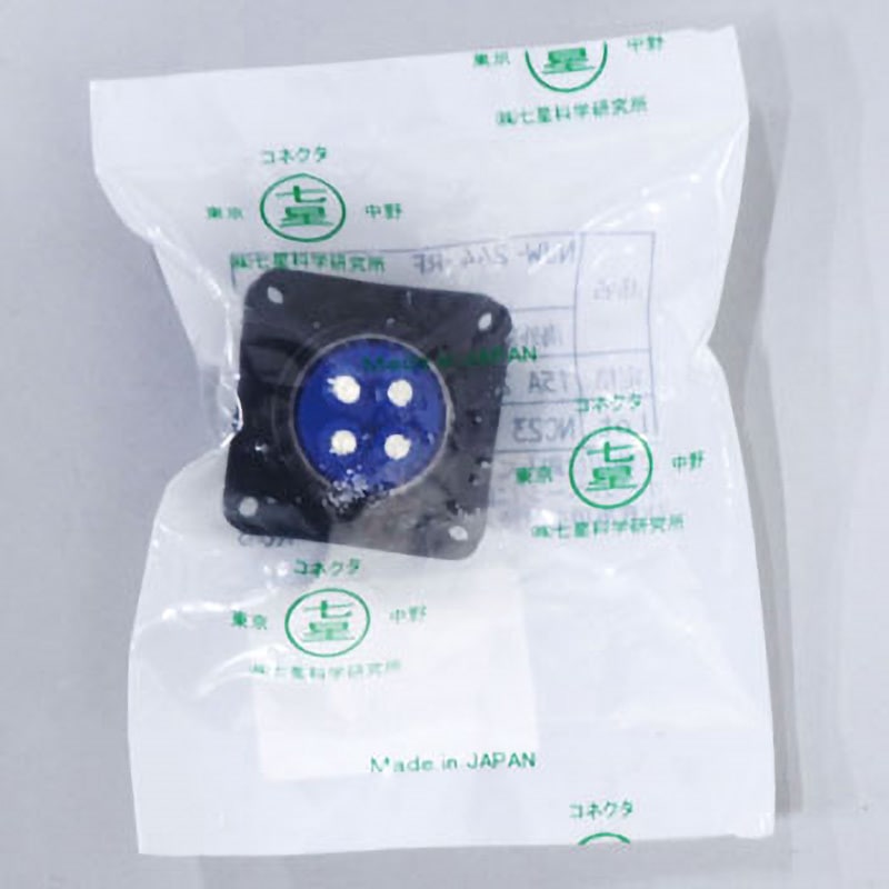 NJW-244-RF NJWシリーズ防水中型コネクタ パネル取付レセプタクル 七星