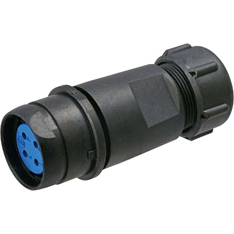 NRW-204-AdF12 NRWシリーズワンタッチ防水中型コネクタ 中継コネクタ