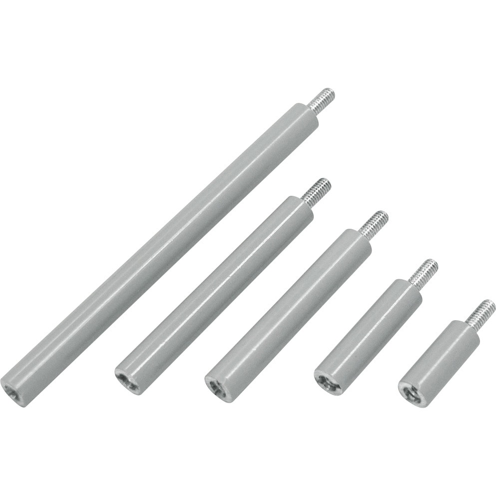 ZMSP-4-100 絶縁丸サポーター TRUSCO ねじ径M4全長100mm 1セット(10個