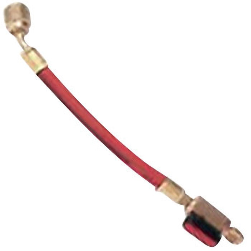 HT410R R410A/R32 バルブ付ショートホース BBKテクノロジーズ 赤色 長さ15cm