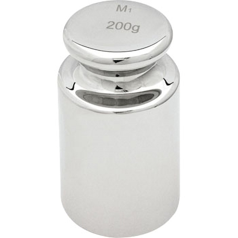 MLCM-200G OIML型 円筒分銅 M1級(ステンレス製) TRUSCO 質量235g   MLCM-200G