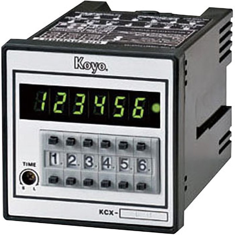 KCX-6D 加算形 一段プリセット グリーンカウンタ KCXシリーズ 1台 ジェイテクトエレクトロニクス(旧：光洋電子工業) 【通販モノタロウ】