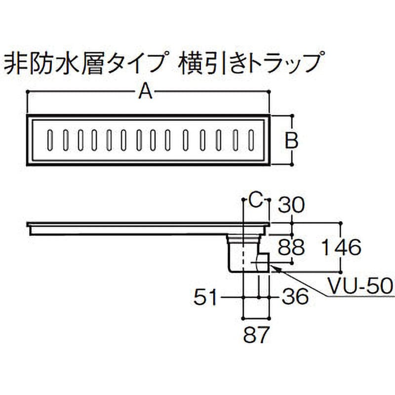 YTB150SP 浴室排水ユニット 1個 TOTO 【通販サイトMonotaRO】