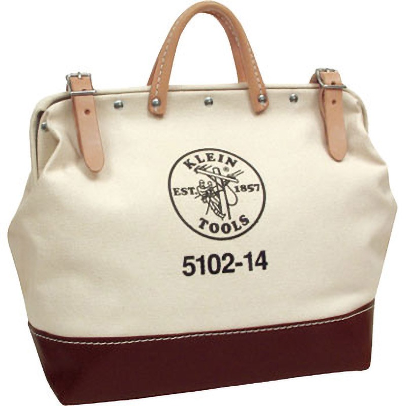 510214 キャンバスツールバッグ KLEIN TOOLS ホワイト色