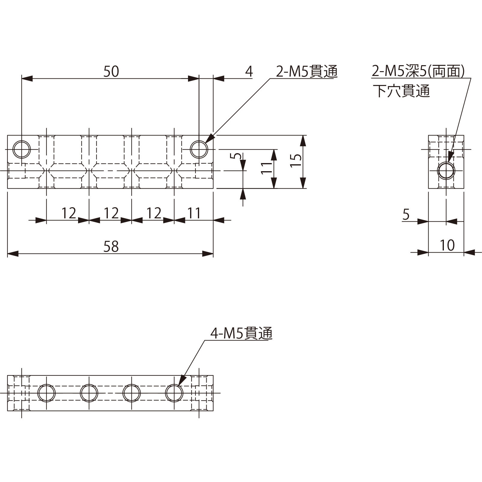 MM-10P マニホールド(ミニ用) 1個 アインツ 【通販モノタロウ】