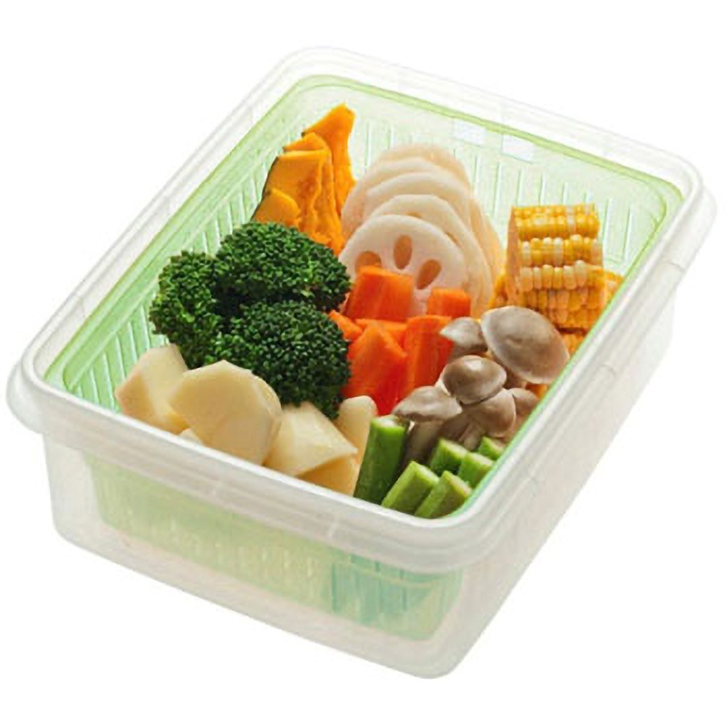 59529 ザル付きD-PACK サンコープラスチック 角形 容量5L 【通販