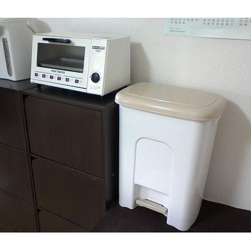 227577 ペダルペール サンコープラスチック ライトベージュ色 角型