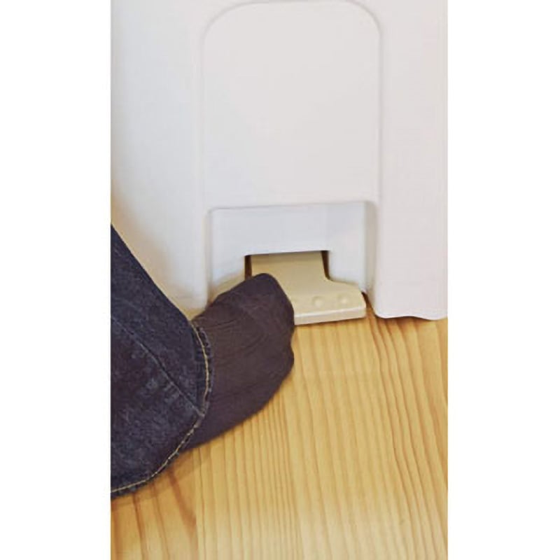 ご注文品 227775 ペダルペール サンコープラスチック 角型 ライトベージュ