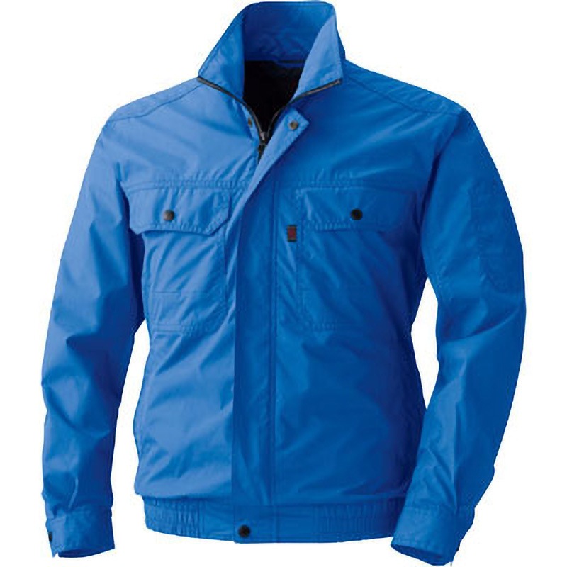 V8302 HOOH -2℃チタンコーティング長袖ブルゾン(ポリ100%) (服のみ) 村上被服 ロイヤルブルー色 サイズ4L  V8302 5,298円