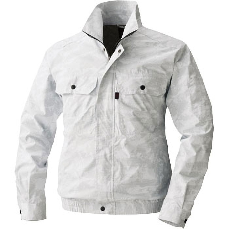 V8302 HOOH -2℃チタンコーティング長袖ブルゾン(ポリ100%) (服のみ) 村上被服 カモフラホワイト色 サイズ4L  V8302 5,298円