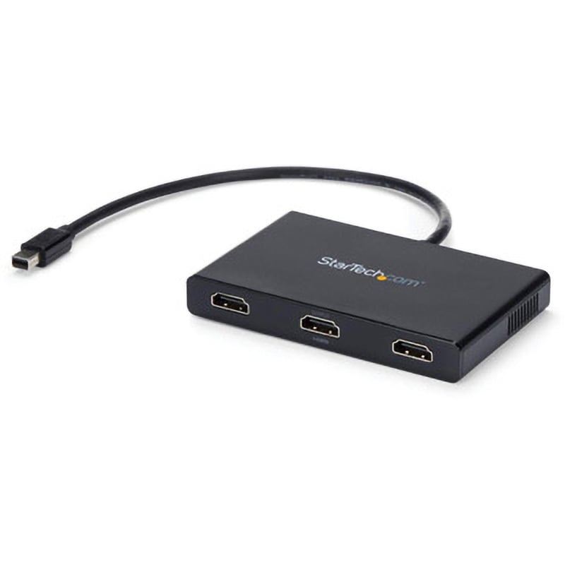 MSTMDP123HD 3ポートMSTハブ Mini DisplayPort - 3x HDMI マルチモニタースプリッタ 4K対応 Windowsのみ対応 StarTech.com ブラック色 ACアダプタ同梱
